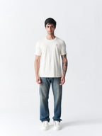 100% Cotton Single Jersey Round Neck T-Shirt - White