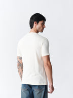 100% Cotton Single Jersey Round Neck T-Shirt - White