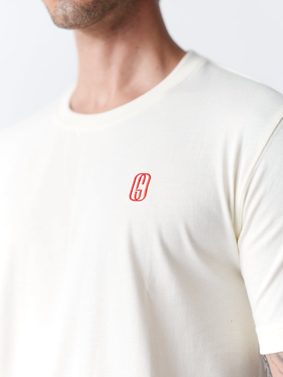 100% Cotton Single Jersey Round Neck T-Shirt - White