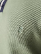 100% Cotton Knit Polo — Dual — Green & Blue