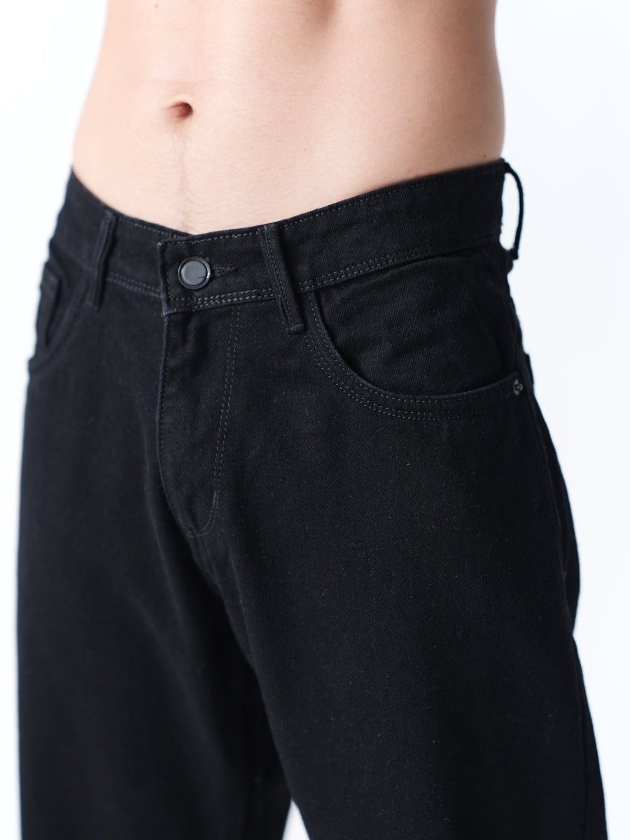 Straight Fit Denim - Classic Black