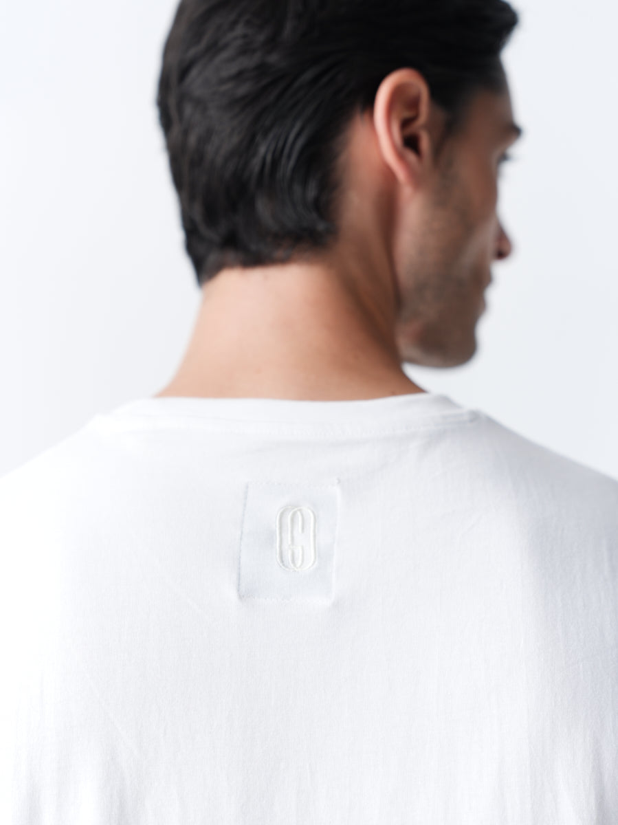 100% Cotton Sleeveless Vest - White