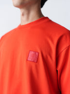 100% Cotton Terry Oversized T-Shirt - Red