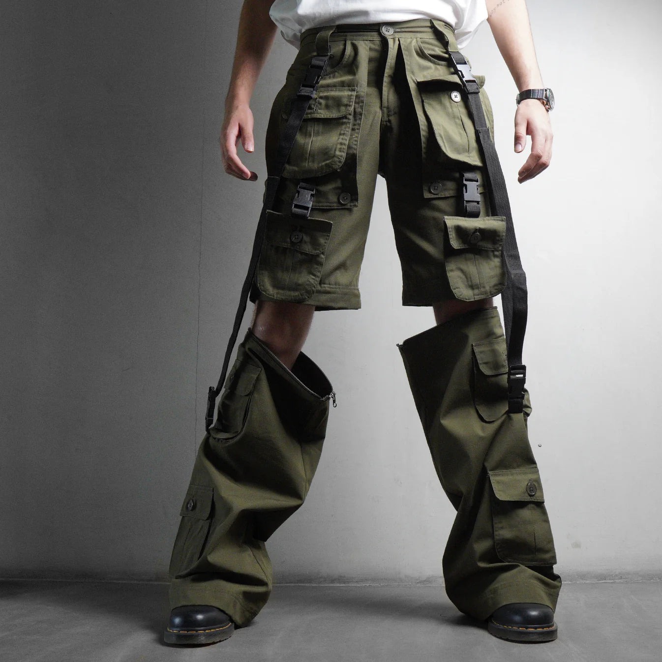 OLIVE RIPSTOP CARGOS
