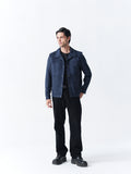 Suede Jacket - Blue